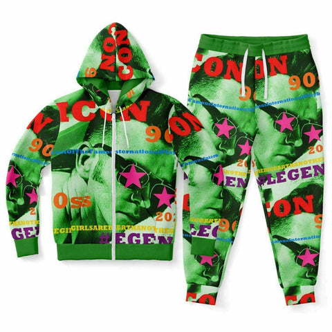 90s Icons: Morrissey Zip Up Hoodie Jogger Set  | Streetwear | Track Suit | Fashion Jogger Set