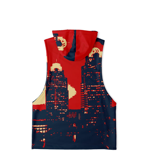 ATL Sleeveless Hoodie - Drop Armhole Hoodie | Athletic Hoodie