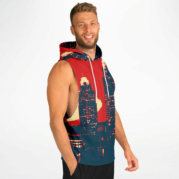 ATL Sleeveless Hoodie - Drop Armhole Hoodie | Athletic Hoodie