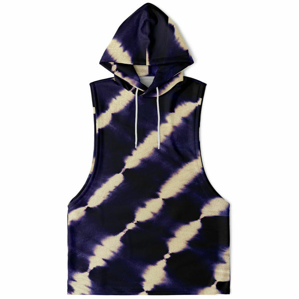 Smoke Sleeveless Hoodie - Drop Armhole Hoodie | Athletic Hoodie