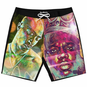 Board Shorts - Hip Hop Icons Tupac-Biggie