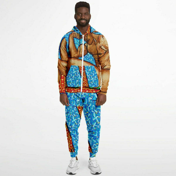 Artist Collection Thinker Zip Up Hoodie Jogger Set