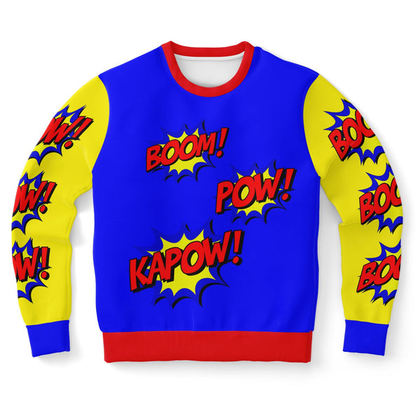 AyeWalla x PRicci LA Boom Pow Kapow Athletic Sweatshirt