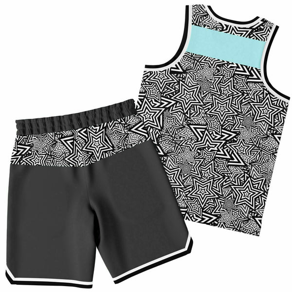 Wild Stars Basketball Set - Sportswear | Activewear | Basketball 2PC Set | Tank Top and Basketball Shorts