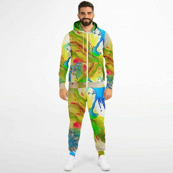PRicci Artist Collection Dragon Zip-Up Hoodie Jogger Set
