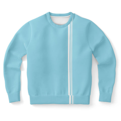 AyeWalla x PRicci LA Baby Blue Athletic Sweatshirt