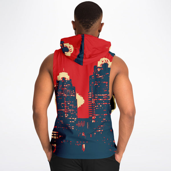 ATL Sleeveless Hoodie - Drop Armhole Hoodie | Athletic Hoodie