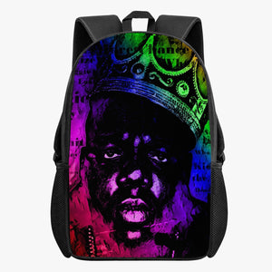 Hip Hop Icon King Biggie Kid's School Backpack   Backpacks | Back To School | Knapsack | Rucksack | Booksack