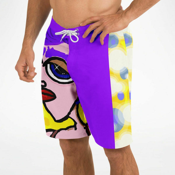 Purple Haze Board Swim Shorts