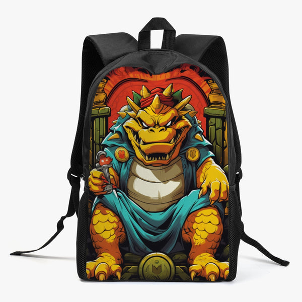 King of Koopas Kid's School Backpack - Backpacks | Back To School | Knapsack | Rucksack | Booksack