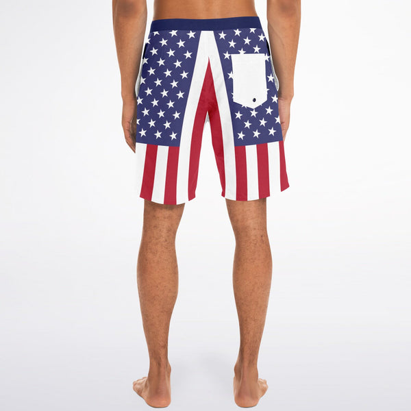 Board Shorts - USA Flag