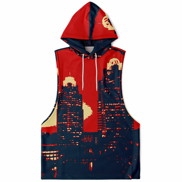 ATL Sleeveless Hoodie - Drop Armhole Hoodie | Athletic Hoodie