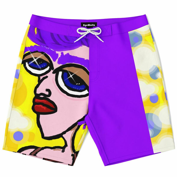 Purple Haze Board Swim Shorts