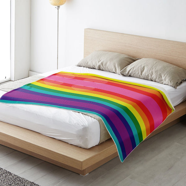 Premium Microfleece Blanket - Pride Flag