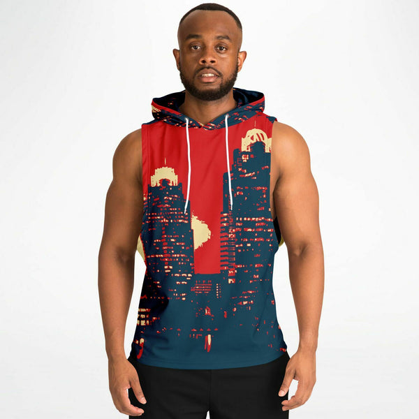 ATL Sleeveless Hoodie - Drop Armhole Hoodie | Athletic Hoodie