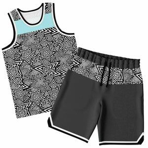 Wild Stars Basketball Set - Sportswear | Activewear | Basketball 2PC Set | Tank Top and Basketball Shorts