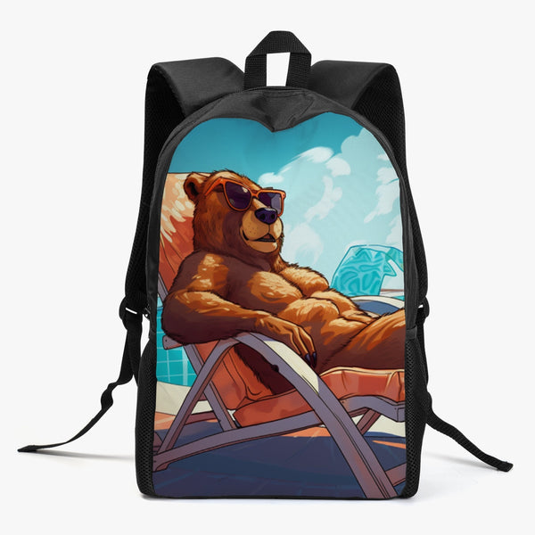 Summer Bear Kid's School Backpack -  Backpacks | Back To School | Knapsack | Rucksack | Booksack