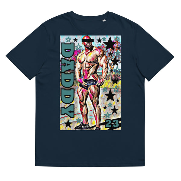 Daddy Organic Cotton Tee - Men&#39;s Shirts Gay Clothing | Male Friend Gift | Gay Shirt | Gay Pride Shirt | Bear Pride | Queer Art | LGBT Shirts