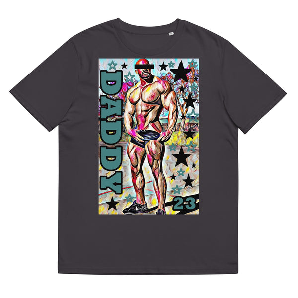 Daddy Organic Cotton Tee - Men&#39;s Shirts Gay Clothing | Male Friend Gift | Gay Shirt | Gay Pride Shirt | Bear Pride | Queer Art | LGBT Shirts