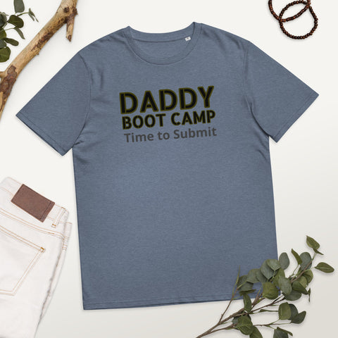 Daddy Boot Camp Organic Cotton Tee - Men&#39;s Shirts | Gay Clothing | Male Friend Gift | Gay Shirt | Gay Pride Shirt | Bear Pride | Daddy Shirt