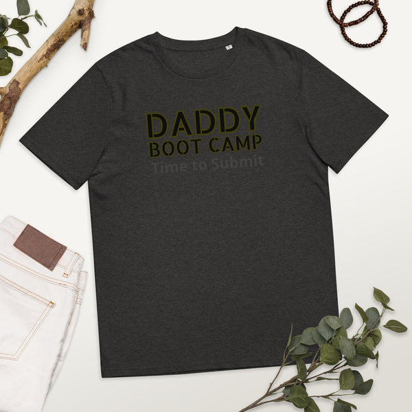 Daddy Boot Camp Organic Cotton Tee - Men&#39;s Shirts | Gay Clothing | Male Friend Gift | Gay Shirt | Gay Pride Shirt | Bear Pride | Daddy Shirt