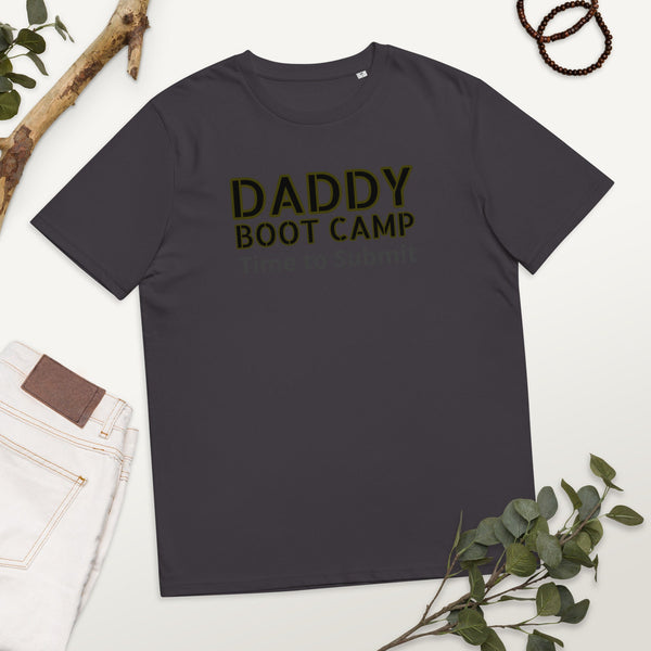 Daddy Boot Camp Organic Cotton Tee - Men&#39;s Shirts | Gay Clothing | Male Friend Gift | Gay Shirt | Gay Pride Shirt | Bear Pride | Daddy Shirt