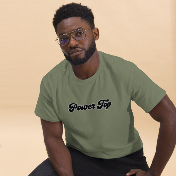 Power Top Tee - Gay Club Shirt | Alpha Male Shirt | Gay Clothes | Gift For Boyfriend | Gift For Friend | Gay Daddy | Pride Shirt