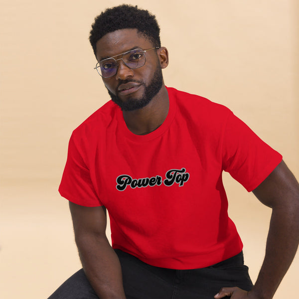 Power Top Tee - Gay Club Shirt | Alpha Male Shirt | Gay Clothes | Gift For Boyfriend | Gift For Friend | Gay Daddy | Pride Shirt