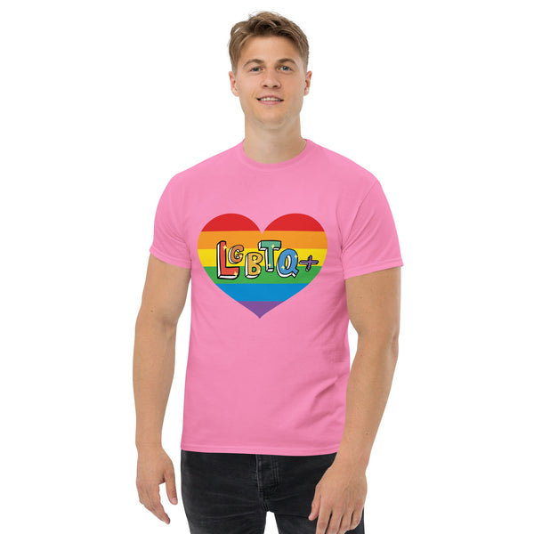 Pride LGBTQ Heart Tee  | Valentines Day Shirt, Lover Shirt, Pride Shirt, Valentines Day Shirt, Cute Pride Shirt