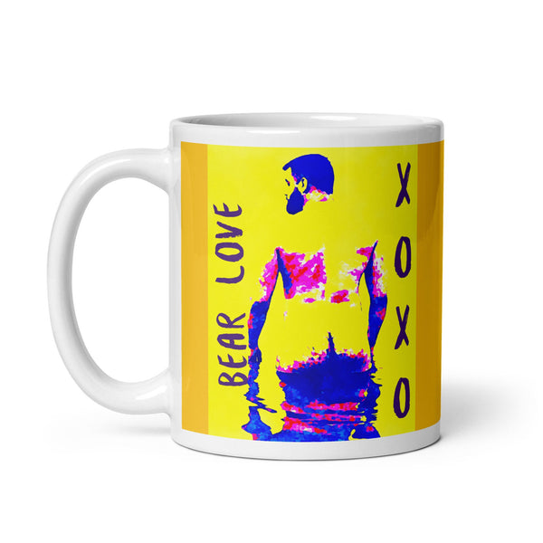 Bear Love Yellow Mug |  Boyfriend Mug, Funny Boyfriend Gift, Funny Gifts For Him, Valentine&#39;s Day Gift