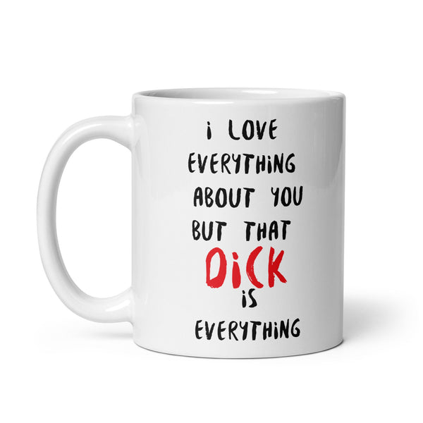 I Love Everything About You Mug |  Boyfriend Mug, Funny Boyfriend Gift, Funny Gifts For Him, Valentine&#39;s Day Gift