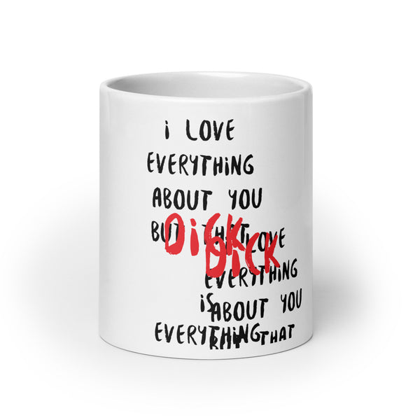 I Love Everything About You Mug |  Boyfriend Mug, Funny Boyfriend Gift, Funny Gifts For Him, Valentine&#39;s Day Gift