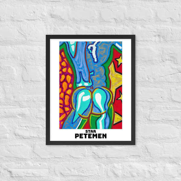 Hollywood STAR Poster Print (PETEMEN Series) - Gay Art | Gift for Gay Couple | Gift For Him | Gift For Boyfriend | Gay Gift | Daddy Gift