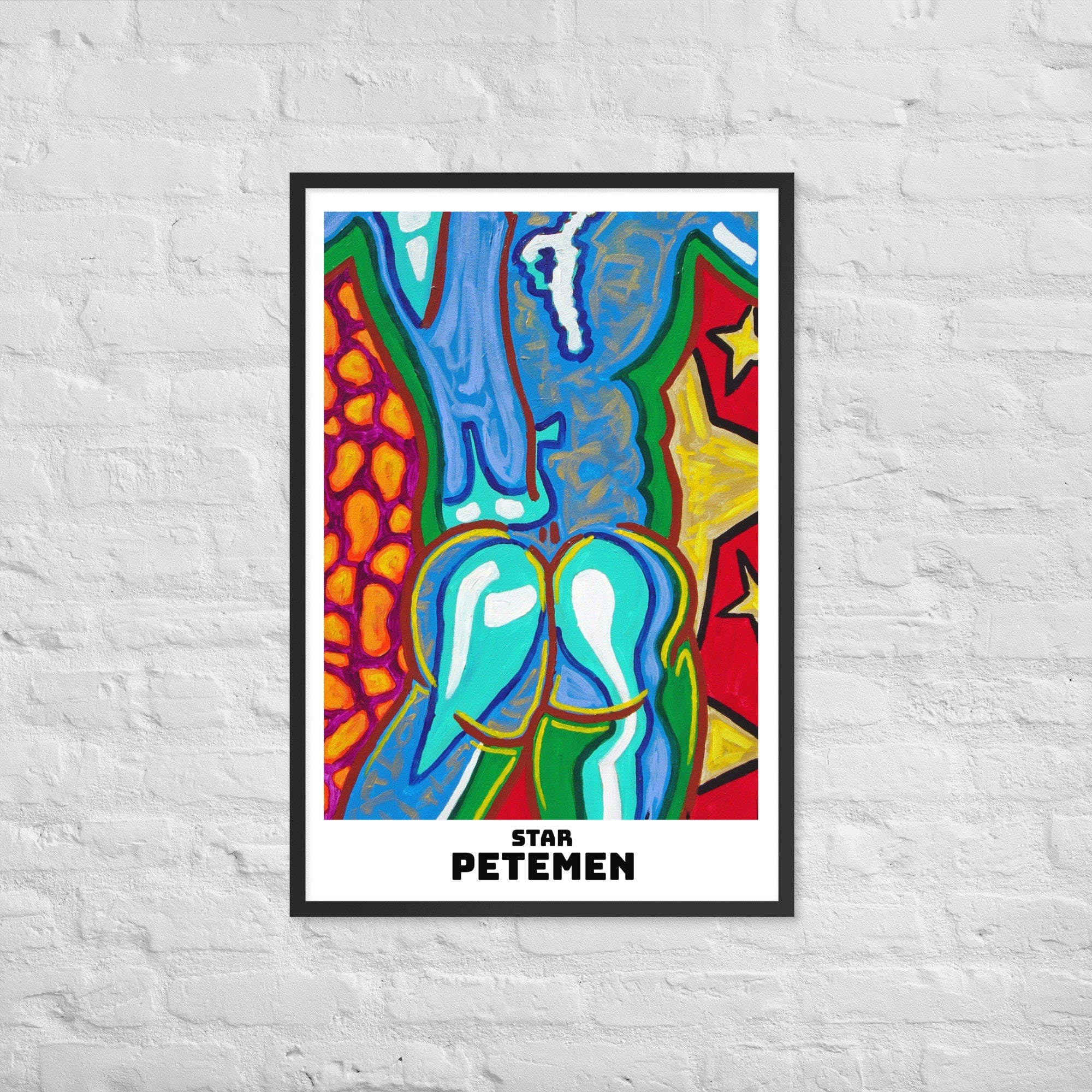 Hollywood STAR Poster Print (PETEMEN Series) - Gay Art | Gift for Gay Couple | Gift For Him | Gift For Boyfriend | Gay Gift | Daddy Gift