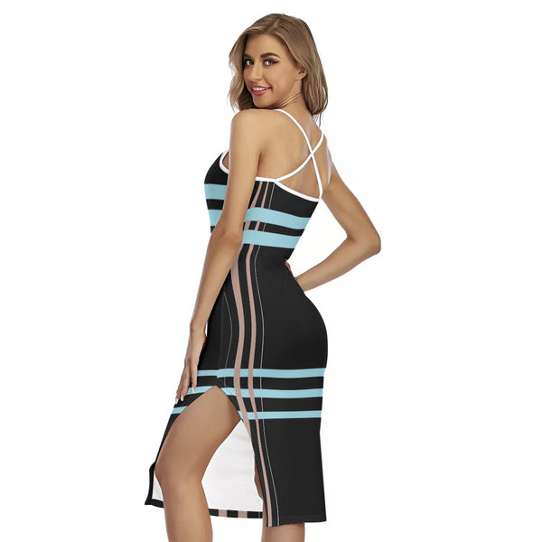 Club Ready Sultry Back Cross Cami Dress