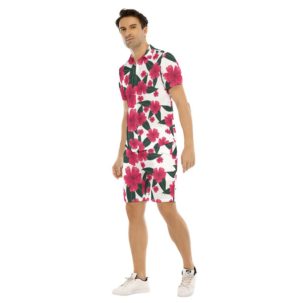 AyeWalla Floral Casual Short Sleeve Shirt Sets  | Shirt and Short Set | Clothing for Men
