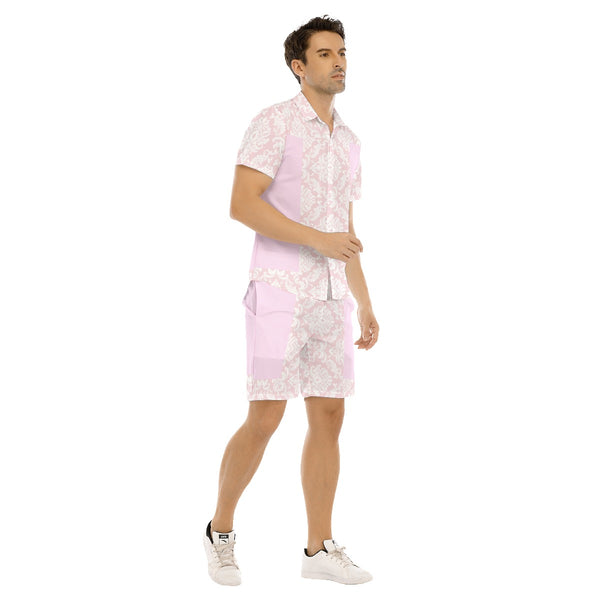 AyeWalla Blush Casual Short Sleeve Shirt Sets  | Shirt and Short Set | Clothing for Men