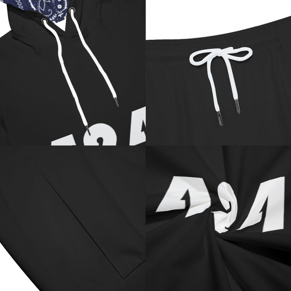 Zip-code Sleeveless Hoodie And Shorts Sets - 424