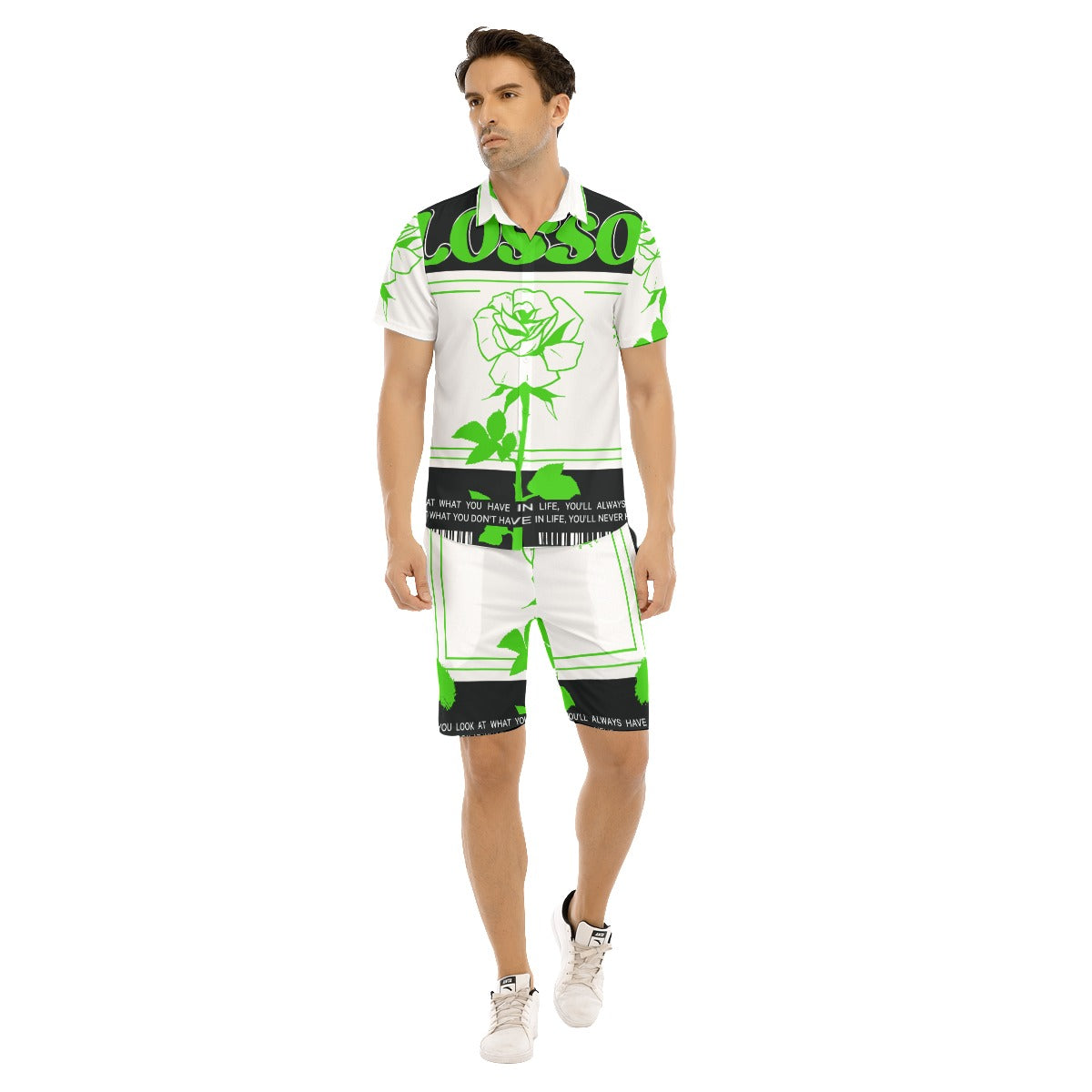 AyeWalla Life Casual Short Sleeve Shirt Set  | Shirt and Short Set | Clothing for Men