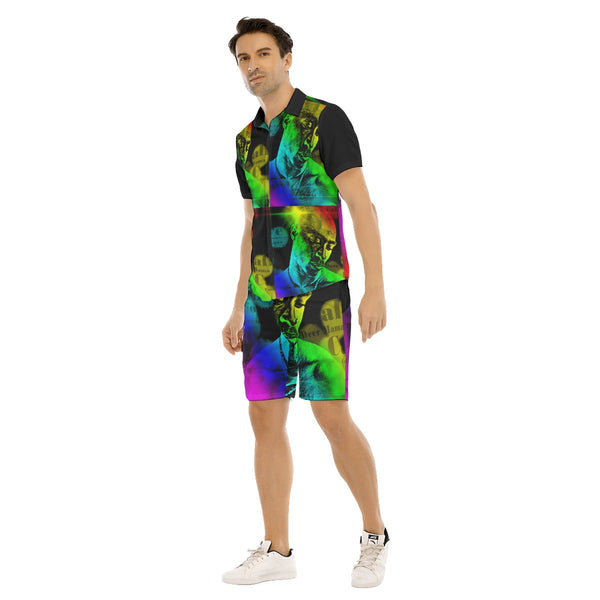 Multicolored 2Pac Short Sleeve Shirt Set