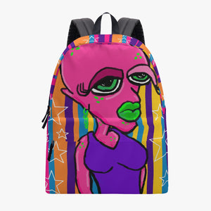 Alien Princess Canvas Backpack - Backpacks | Back To School |  Knapsack | Rucksack | Booksack