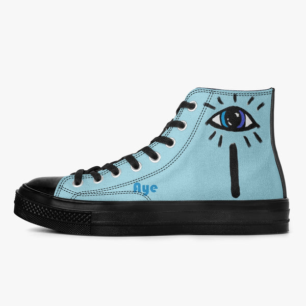New High-Top Canvas Shoes -  Eye See