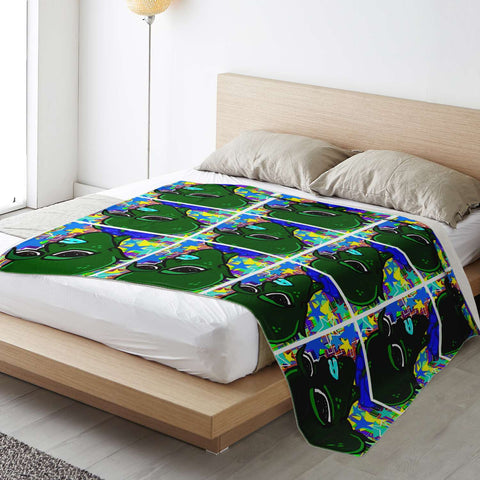 Microfleece Blanket - Alien Nerd