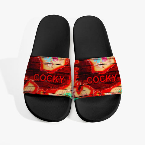 Cocky Casual Sandals - Red/Black