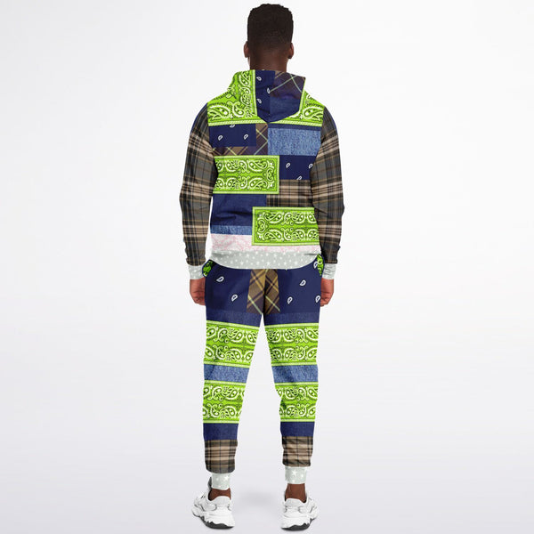 Pricci Silver Lake Zip Up Hoodie Jogger Set | Streetwear | Track Suit | Fashion Jogger Set